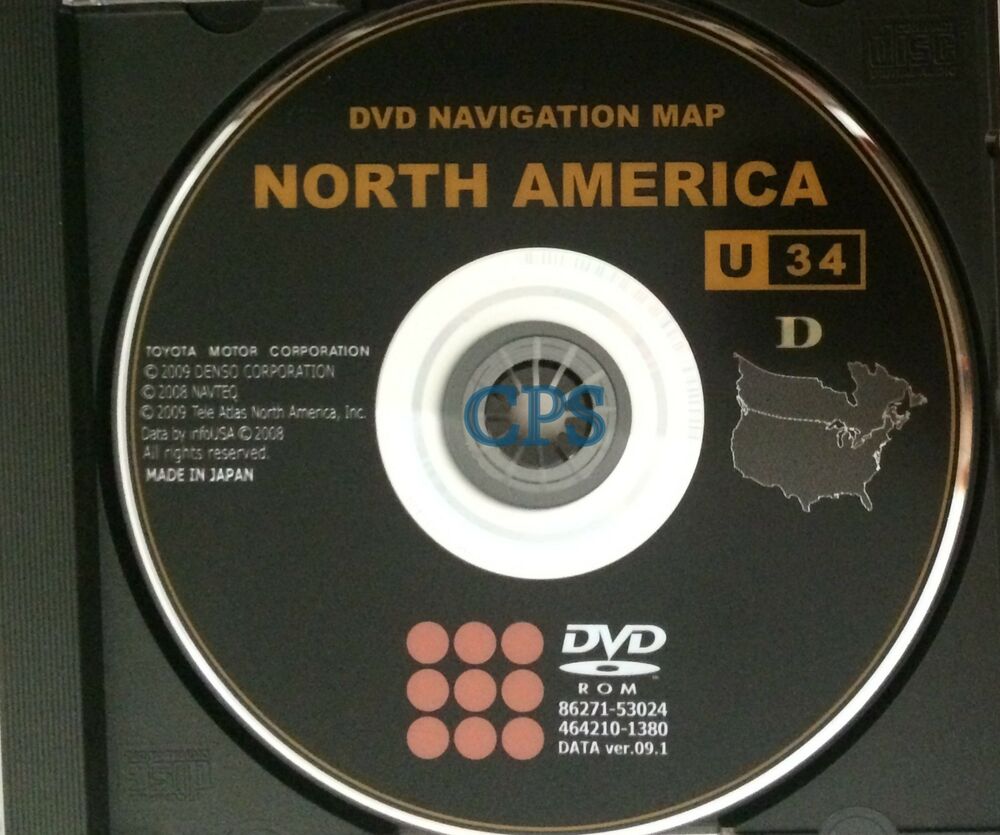 toyota navigation update dvd